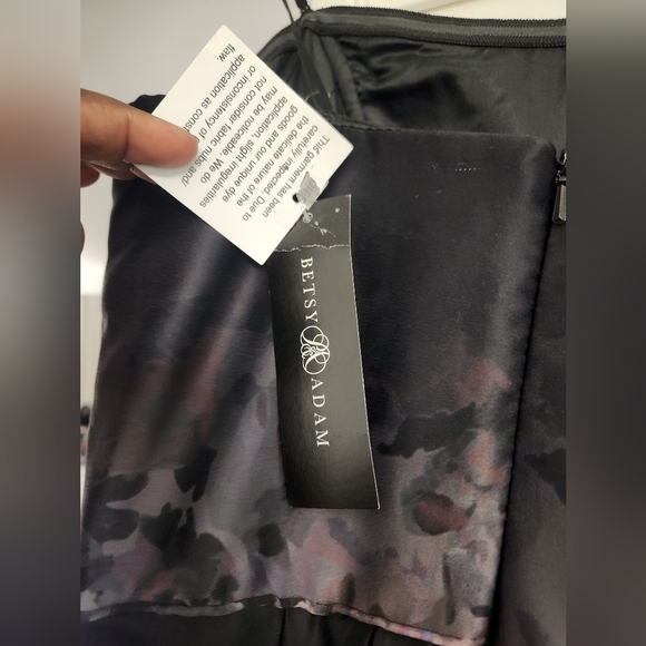 Betsy and Adam Hi Lo Ombré Dress Prom/Party/Cocktail Size 4, NWT - Picture 10 of 13